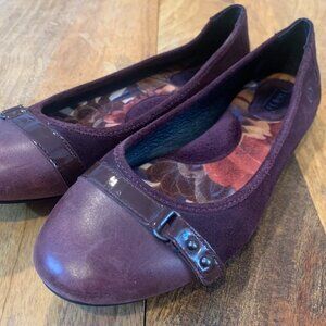 Born burgundy flats US womens shoe size 9M